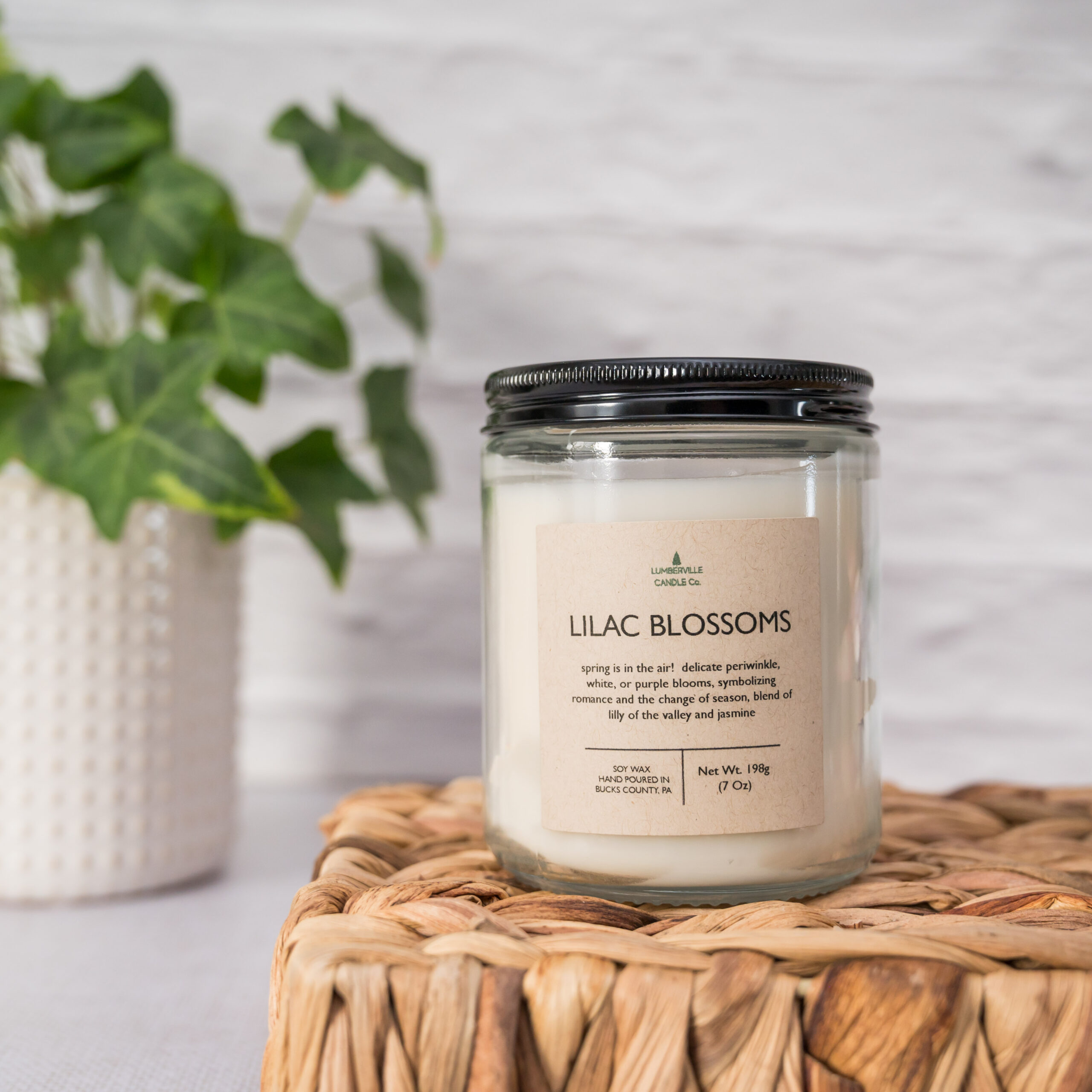 Lilac Blossoms Soy Candle