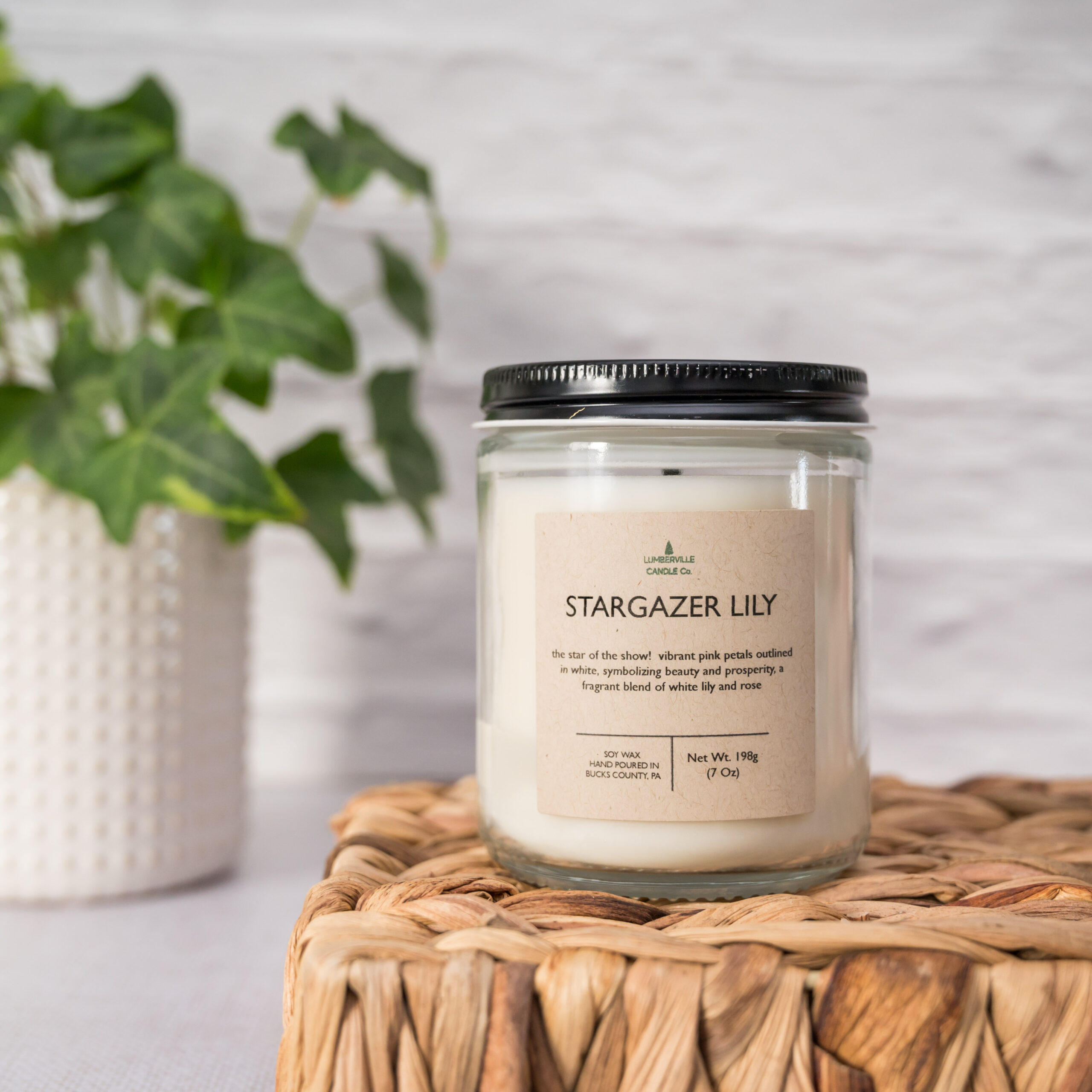 Stargazer Lily Soy Candle-Soy Candle Gift | Spring Candle | Scented Candle | Hand Poured Candle | Natural Candle| Candle Gift