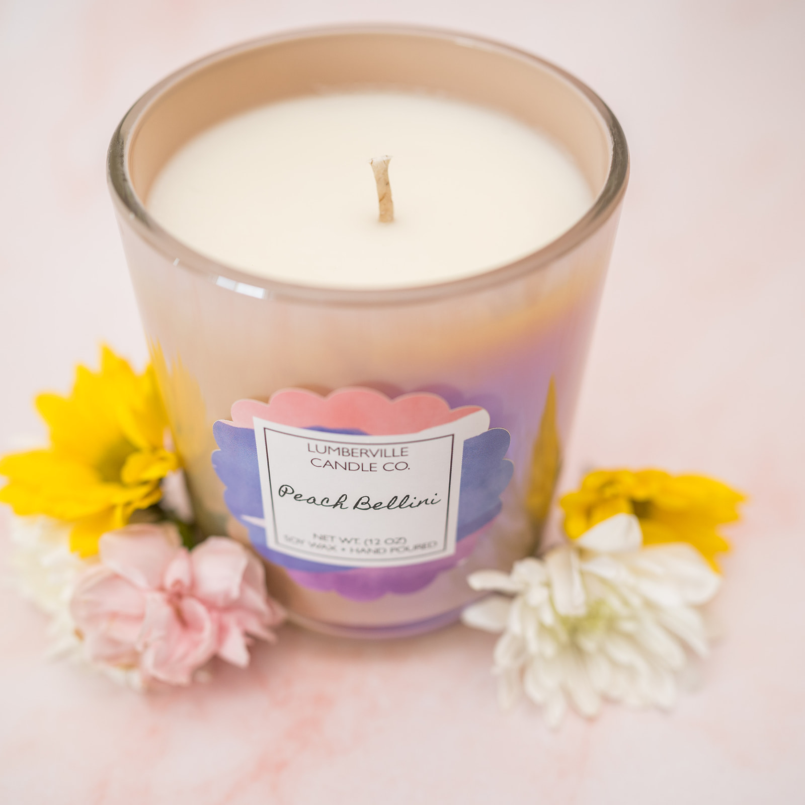 Peach Bellini Soy Candle
