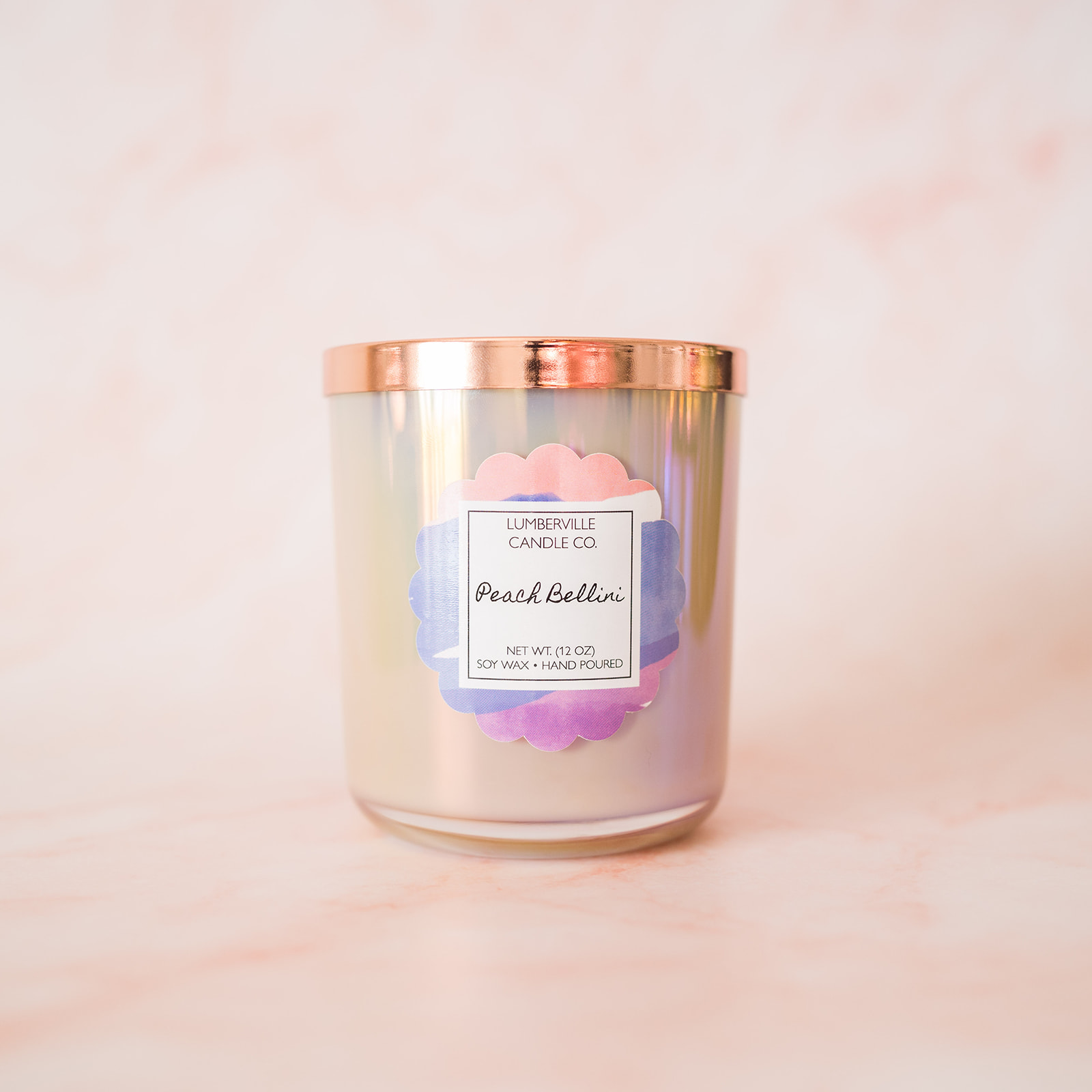 Peach Bellini Soy Candle