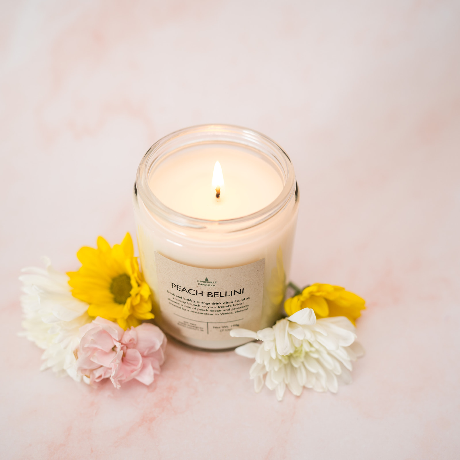 Peach Bellini Soy Candle