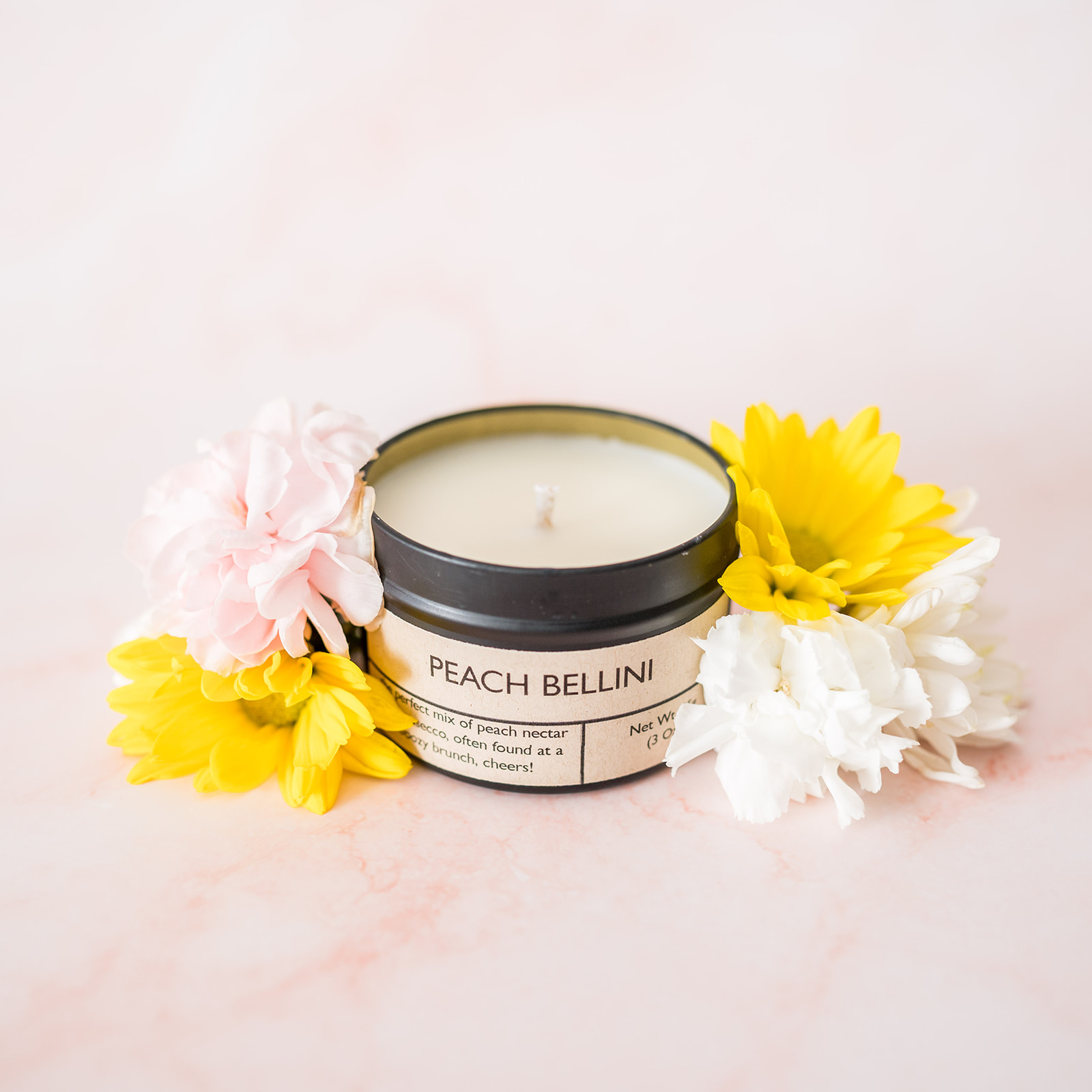Peach Bellini Soy Candle