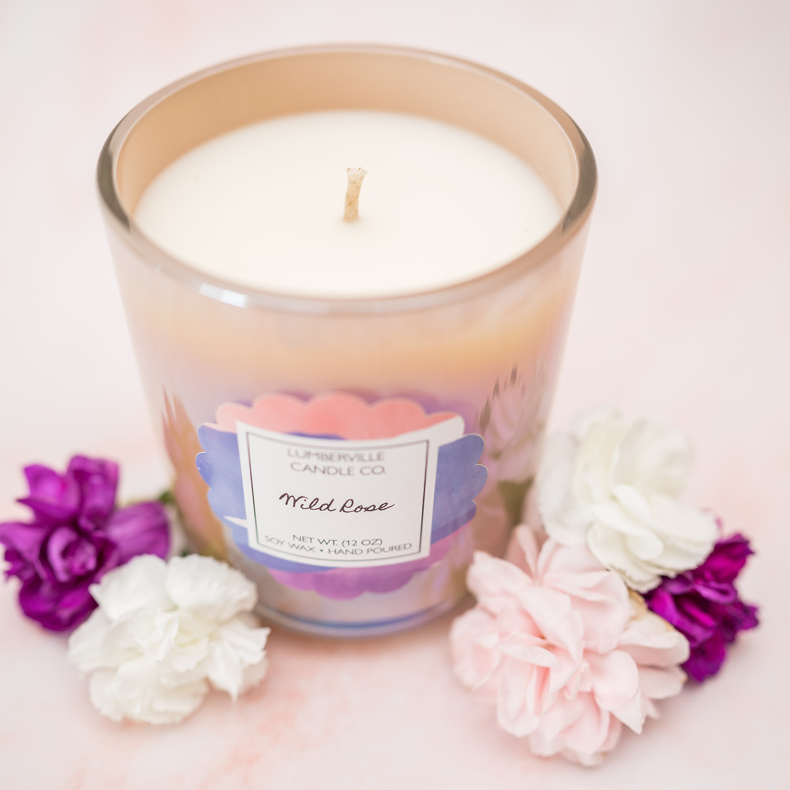 Wild Rose Soy Candle
