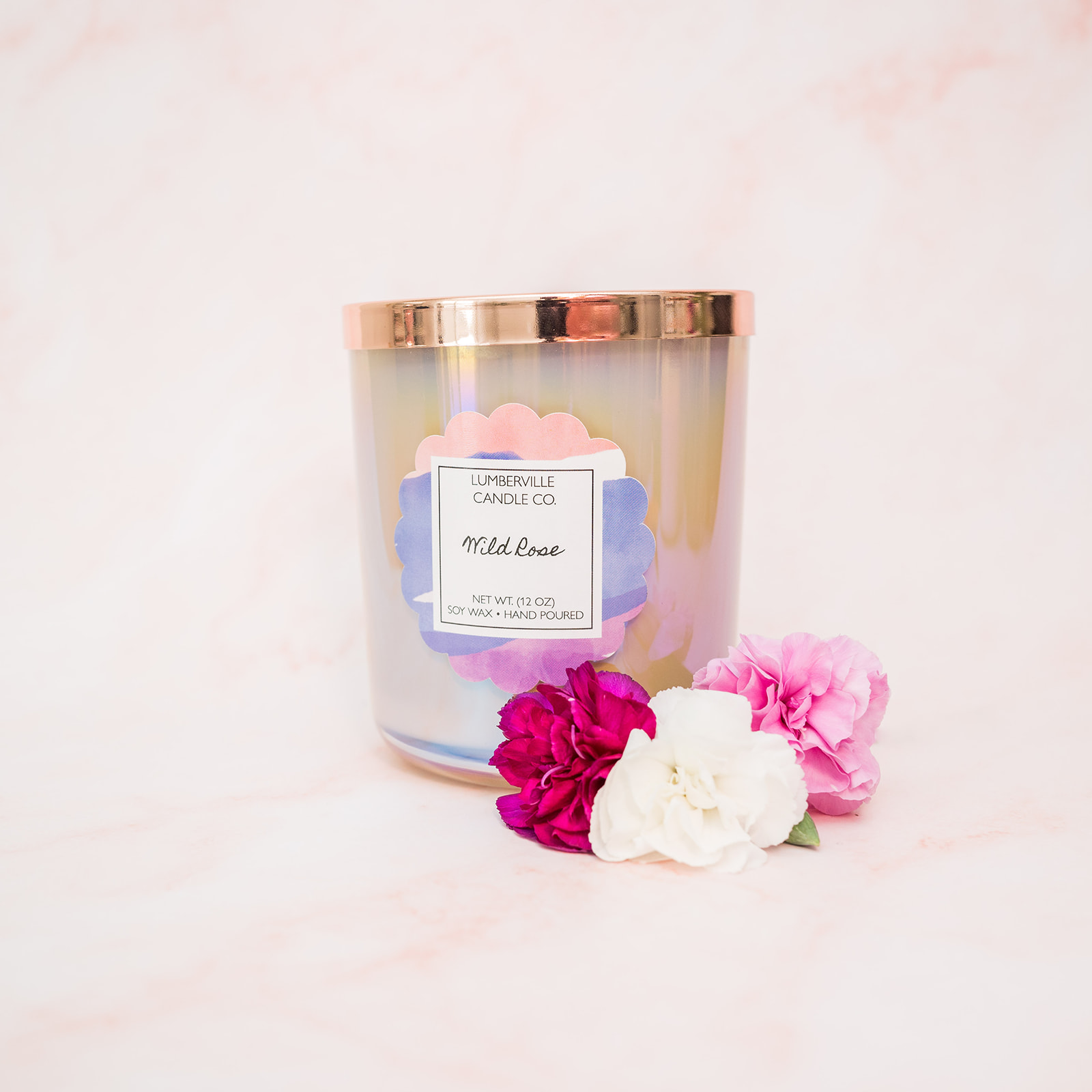 Wild Rose Soy Candle-Soy Candle Gift | Spring Candle | Scented Candle | Hand Poured Candle | Natural Candle | Candle Gift | Valentine's Day Candle | Spring Candle