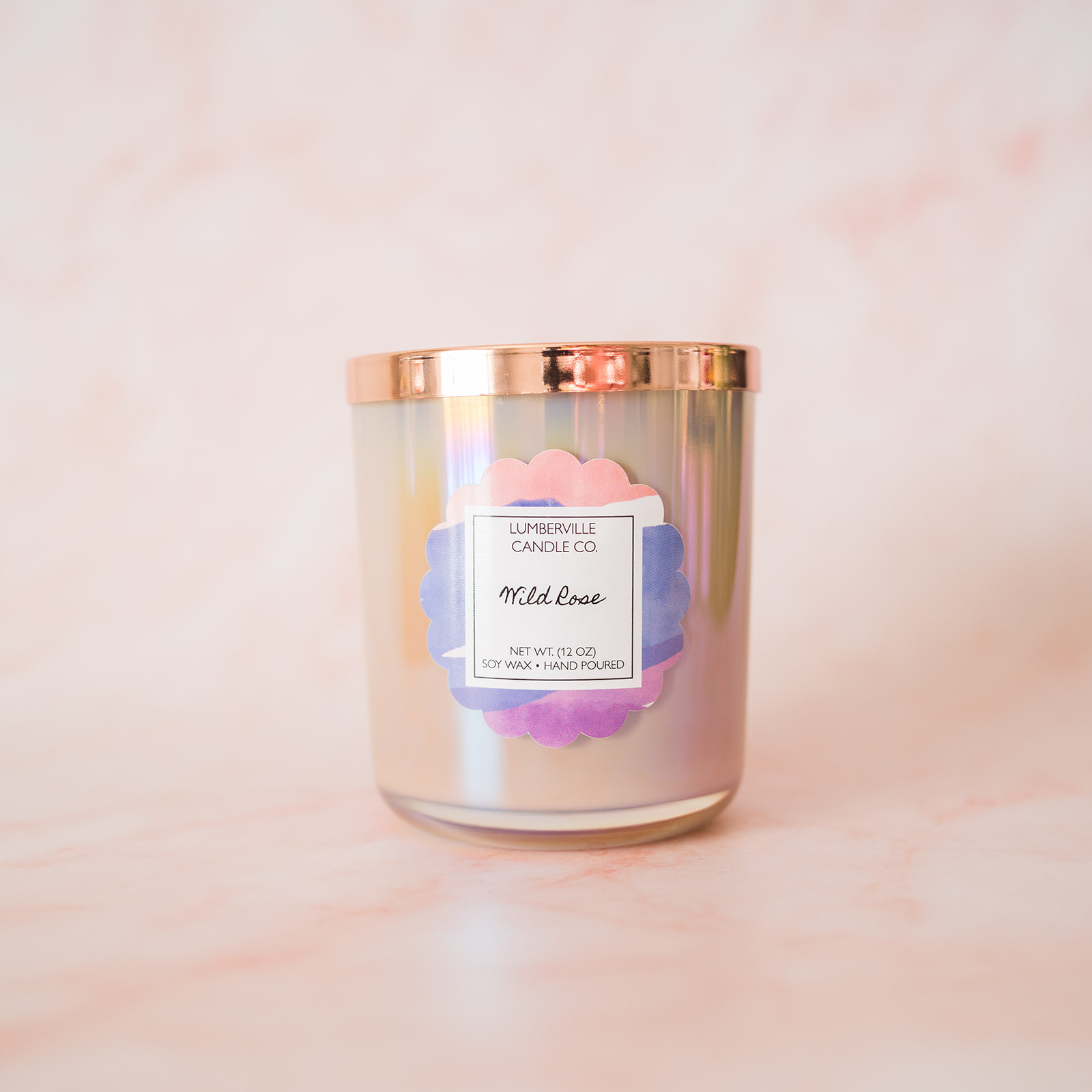 Wild Rose Soy Candle