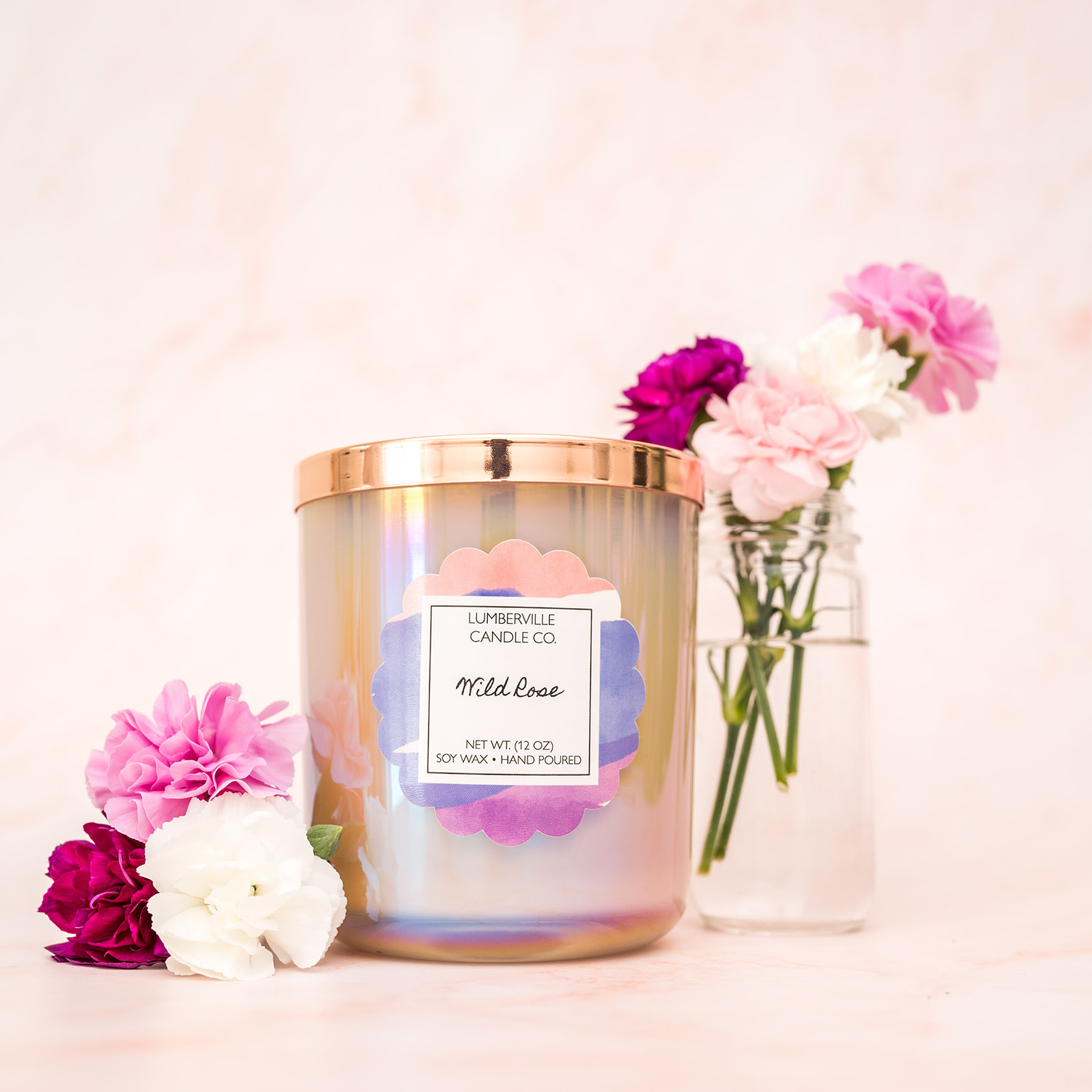 Wild Rose Soy Candle