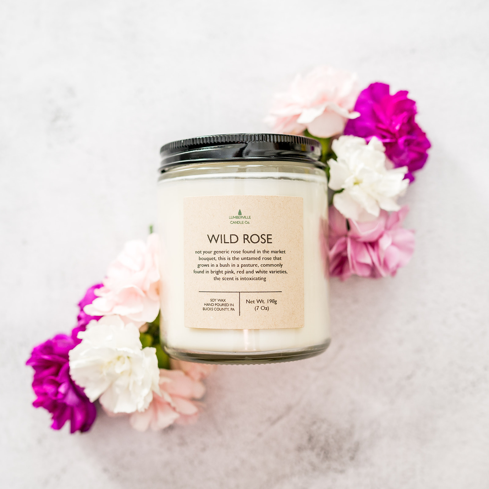 Wild Rose Soy Candle