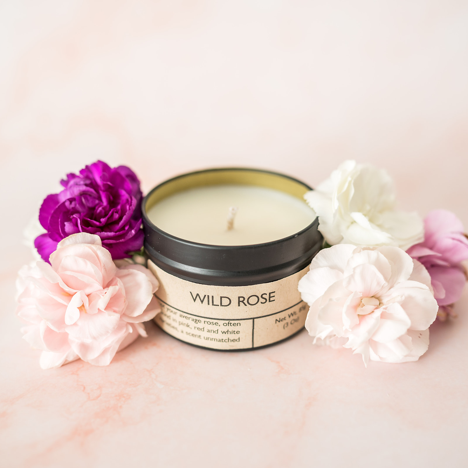 Wild Rose Soy Candle
