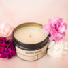 Wild Rose Soy Candle-Soy Candle Gift | Spring Candle | Scented Candle | Hand Poured Candle | Natural Candle | Candle Gift | Valentine's Day Candle | Spring Candle